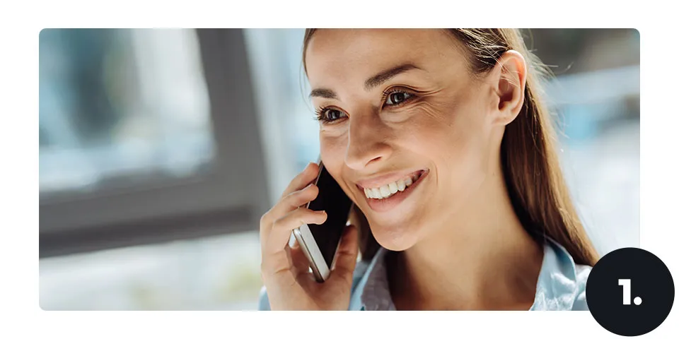 woman talking on the phone